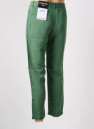 Pantalon slim tissage popeline taille normale vert STRELLSON homme
