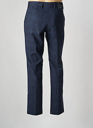 Pantalon chino fermeture zippée sous rabat avec crochet taille normale bleu TOMMY HILFIGER homme