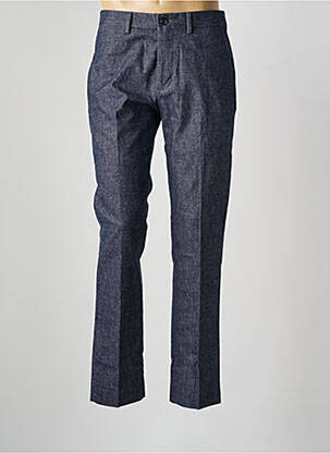 Pantalon chino tissage chiné taille normale bleu TOMMY HILFIGER homme