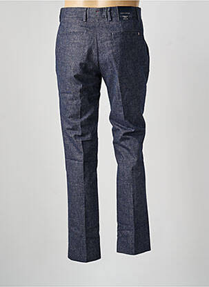 Pantalon chino tissage chiné taille normale bleu TOMMY HILFIGER homme