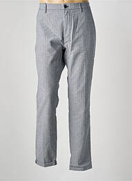 Pantalon chino tissage popeline taille normale gris MASON'S homme