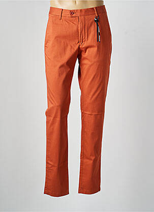Pantalon chino tissage popeline taille normale orange STRELLSON homme
