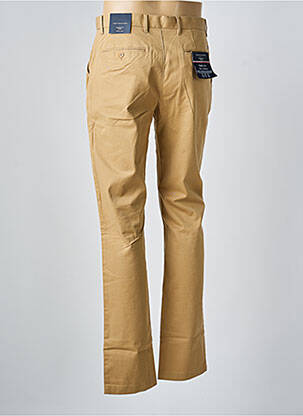 Pantalon chino tissage popeline taille normale marron TOMMY HILFIGER homme