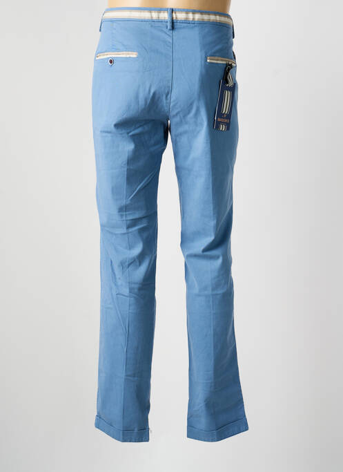 Pantalon chino tissage popeline taille normale bleu MASON'S homme