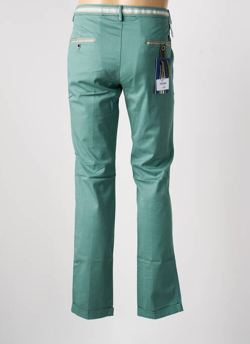 Pantalon chino tissage popeline taille normale vert MASON'S homme