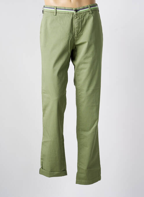 Pantalon chino tissage popeline taille normale vert MASON'S homme