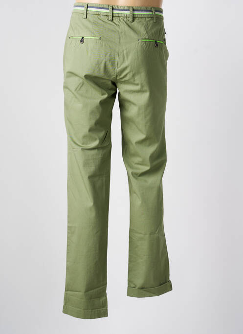 Pantalon chino tissage popeline taille normale vert MASON'S homme