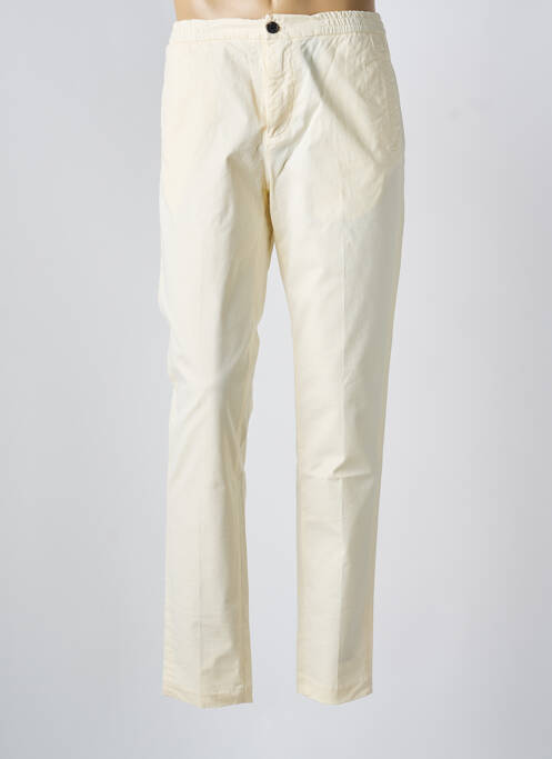 Pantalon chino tissage popeline taille normale beige TOMMY HILFIGER homme