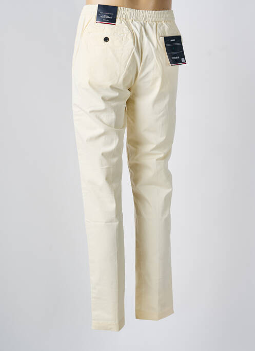 Pantalon chino tissage popeline taille normale beige TOMMY HILFIGER homme