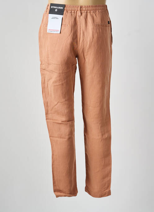Pantalon slim tissage popeline taille normale marron STRELLSON homme