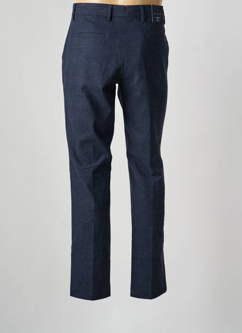 Pantalon chino fermeture zippée sous rabat avec crochet taille normale bleu TOMMY HILFIGER homme