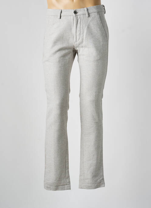 Pantalon chino tissage chiné taille normale gris MASON'S homme