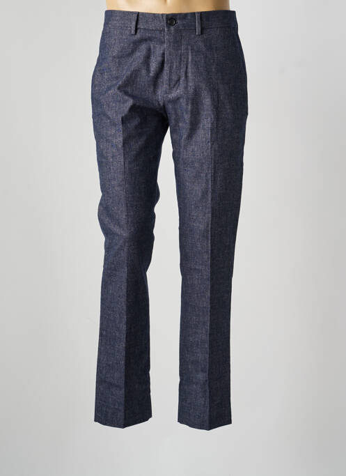 Pantalon chino tissage chiné taille normale bleu TOMMY HILFIGER homme