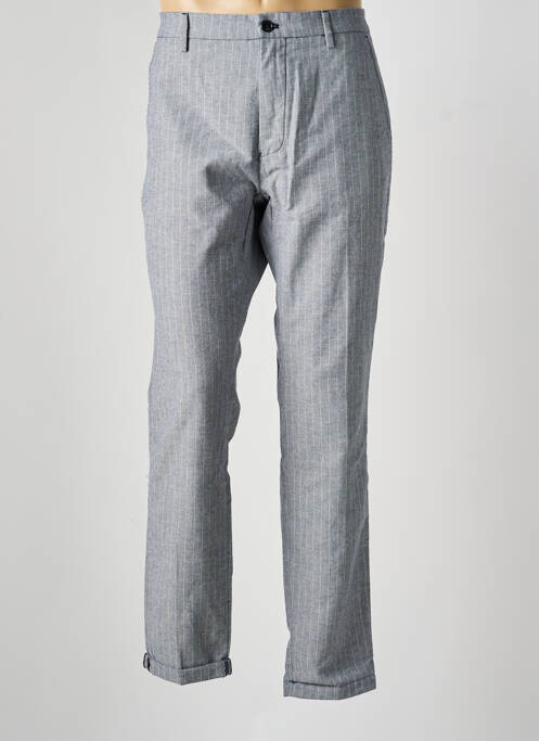 Pantalon chino tissage popeline taille normale gris MASON'S homme