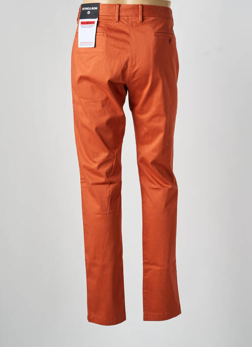 Pantalon chino tissage popeline taille normale orange STRELLSON homme