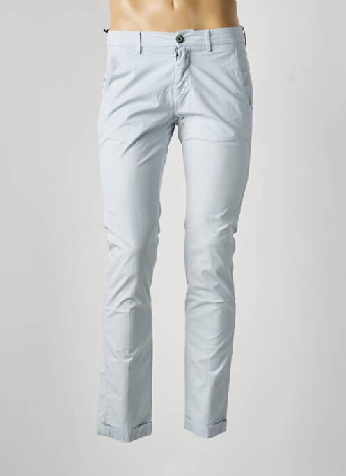 Pantalon chino tissage popeline taille normale bleu MASON'S homme