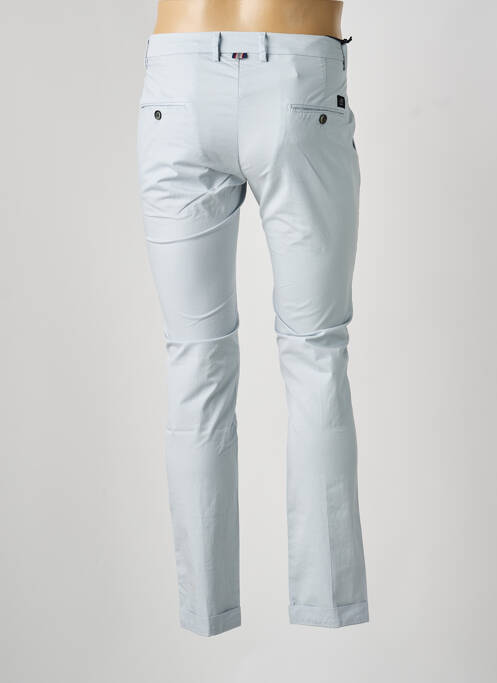 Pantalon chino tissage popeline taille normale bleu MASON'S homme