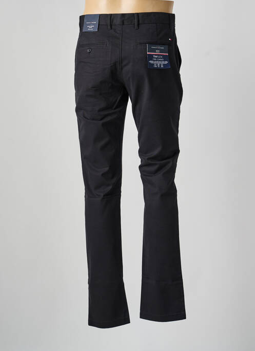 Pantalon chino tissage popeline taille normale noir TOMMY HILFIGER homme