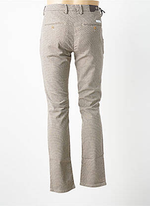 Pantalon chino stretch taille normale beige TELERIA ZED homme