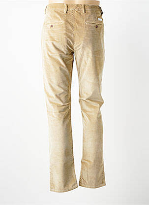 Pantalon chino stretch taille normale beige TELERIA ZED homme