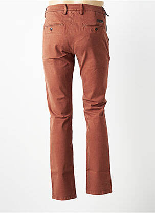 Pantalon chino stretch taille normale marron TELERIA ZED homme
