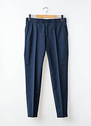 Pantalon slim tissage popeline taille normale bleu STRELLSON homme