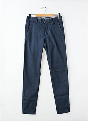 Pantalon chino stretch taille normale bleu STRELLSON homme