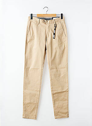 Pantalon chino stretch taille normale beige STRELLSON homme