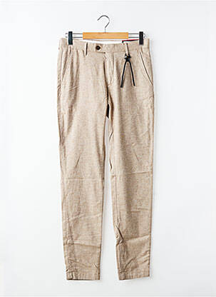 Pantalon chino stretch taille normale beige STRELLSON homme