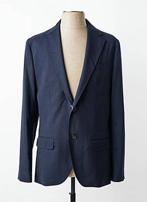 Blazer coupe cintrée bleu TOMMY HILFIGER homme