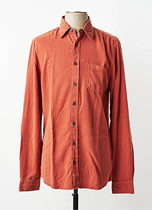 Chemise manches longues coupe droite orange STRELLSON homme