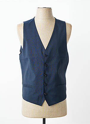Gilet sans manche effet matière satinée bleu STRELLSON homme