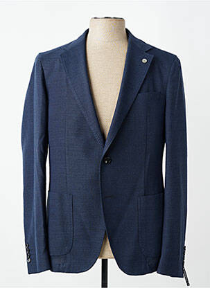 Blazer coupe cintrée bleu STRELLSON homme