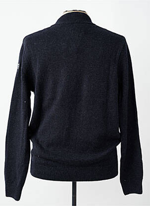 Pull maille tricot manches longues noir NEW ZEALAND AUCKLAND homme