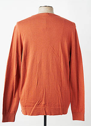 Pull col rond manches longues orange STRELLSON homme