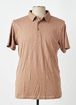 Polo coupe cintrée manches courtes marron ANONYM APPAREL homme