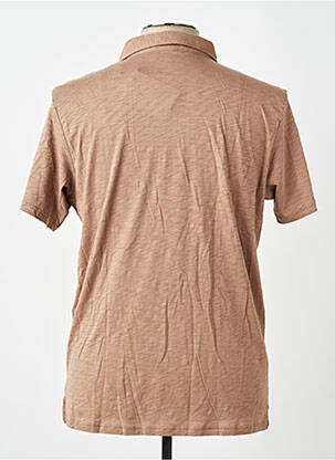 Polo coupe cintrée manches courtes marron ANONYM APPAREL homme