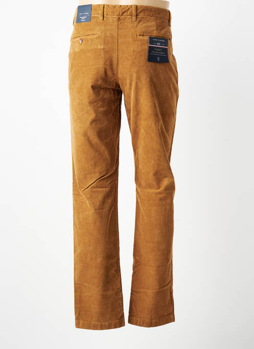 Pantalon chino stretch taille normale marron TOMMY HILFIGER homme