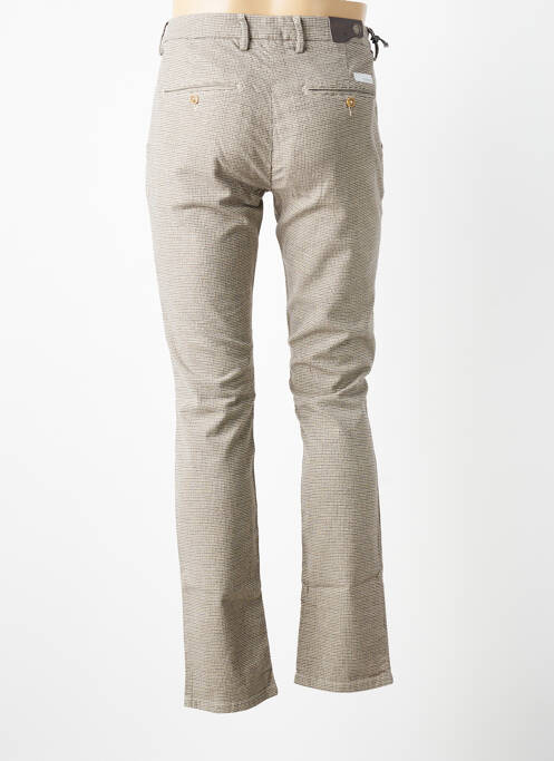 Pantalon chino stretch taille normale beige TELERIA ZED homme
