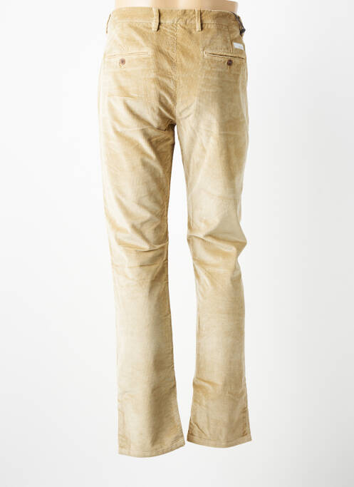 Pantalon chino stretch taille normale beige TELERIA ZED homme