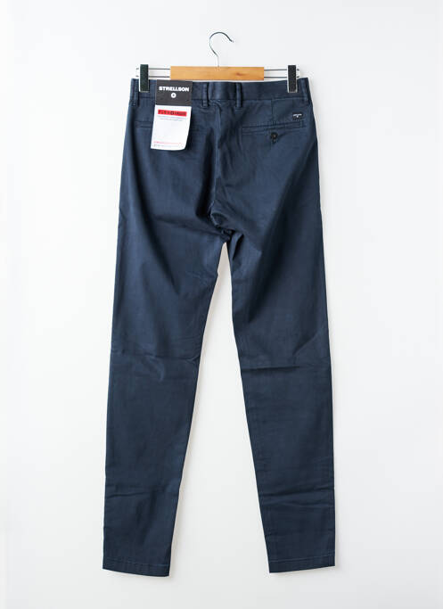 Pantalon chino stretch taille normale bleu STRELLSON homme