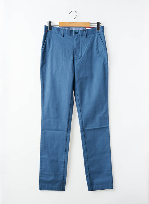 Pantalon chino stretch taille normale bleu TOMMY HILFIGER homme