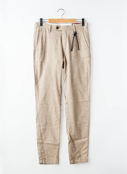 Pantalon chino stretch taille normale beige STRELLSON homme