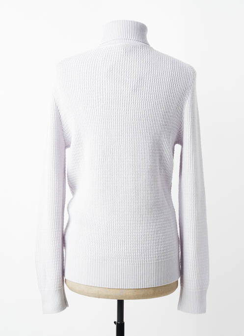 Pull col roulé coupe cintrée manches longues gris STRELLSON homme