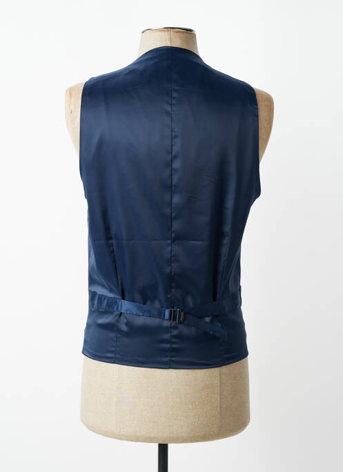 Gilet sans manche effet matière satinée bleu STRELLSON homme