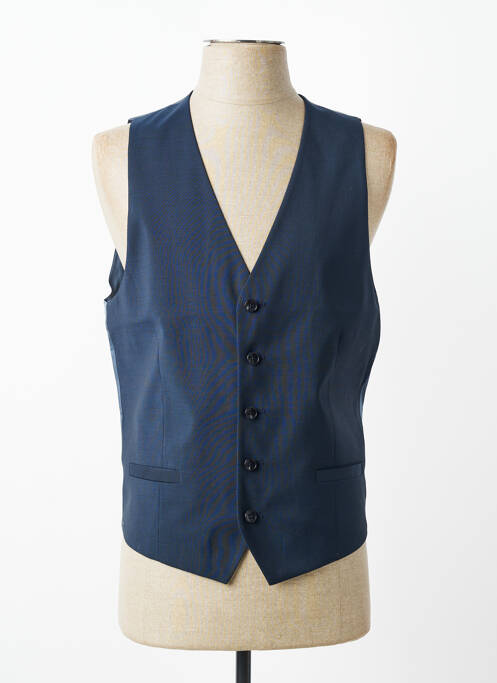 Gilet sans manche effet matière satinée bleu STRELLSON homme