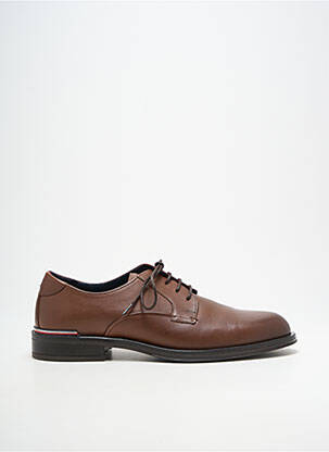 Derbies semelle amovible talon bas marron TOMMY HILFIGER homme