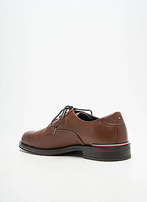 Derbies semelle amovible talon bas marron TOMMY HILFIGER homme