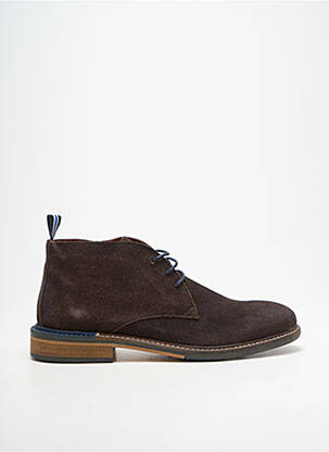 Bottines/boots fermeture lacets talon bas marron SCHMOOVE homme