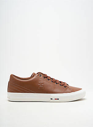 Baskets bout rond bout rond marron TOMMY HILFIGER homme
